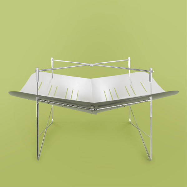 Magazine Stand | Folding Stainless Steel