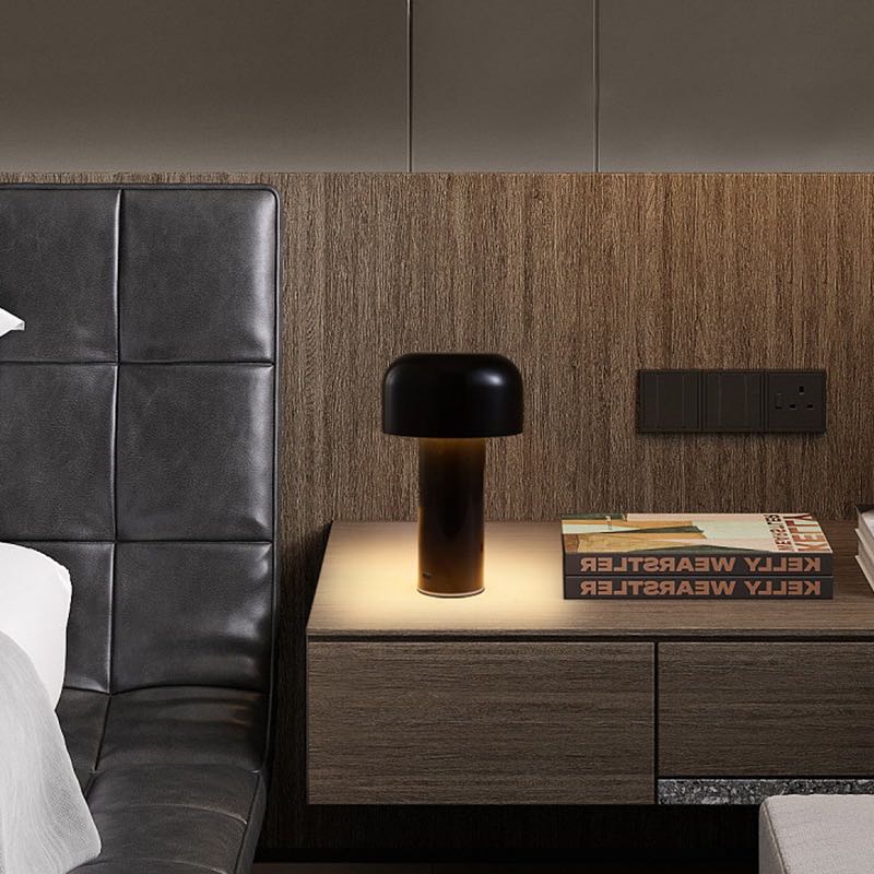 Mushroom Beside Lamp - Bellhop Portable LED Table Lamp-6